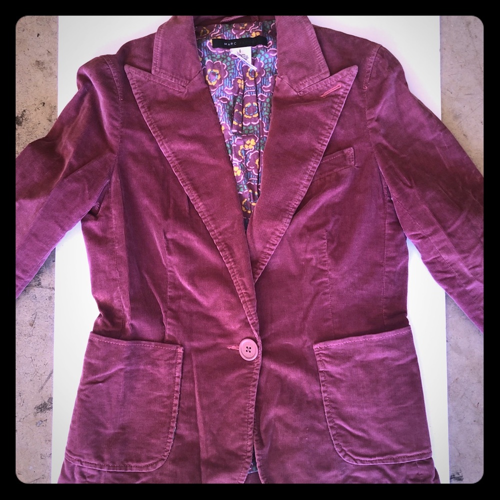 Pink corduroy Marc Jacobs blazer